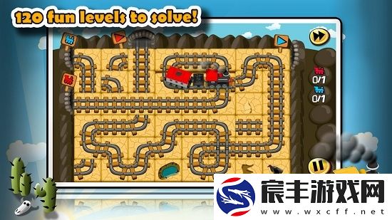 火车瓷砖拼图