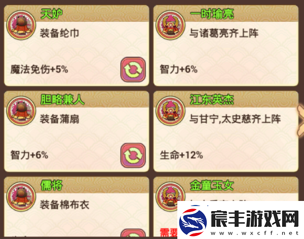 真三国录周瑜技能属性缘分随从推荐具体一览