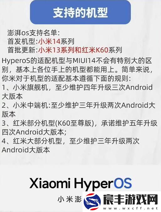 小米澎湃os什么时候可以用