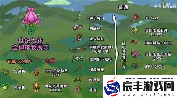 泰拉瑞亚-1-3-世纪之花的高效打法全攻略