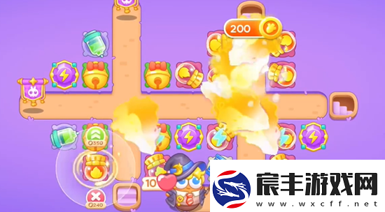 保卫萝卜4阿波与魔法宝藏第57关通关攻略