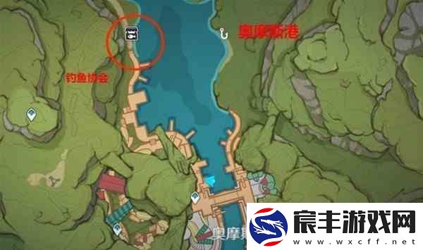 原神在须弥地区的位置和鱼类的分布