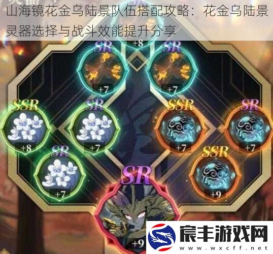 山海镜花金乌陆景队伍搭配攻略：花金乌陆景灵器选择与战斗效能提升分享