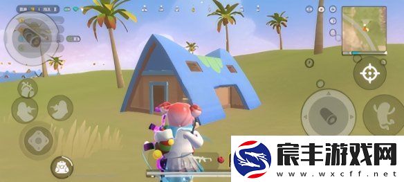 香肠派对喵沙岛绿洲地区楼层防守与进攻玩法