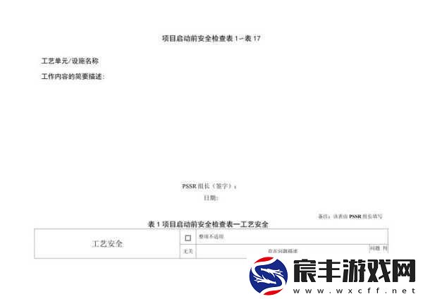 pssr：积极推进产品安全与质量的综合评估策略