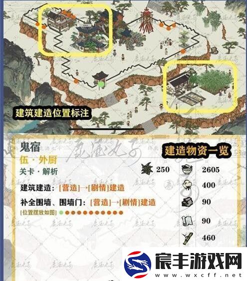 江南百景图鸡鸣山鬼宿关卡五外厨攻略