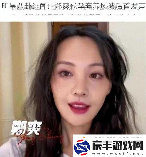 明星八卦绯闻：郑爽代孕弃养风波后首发声