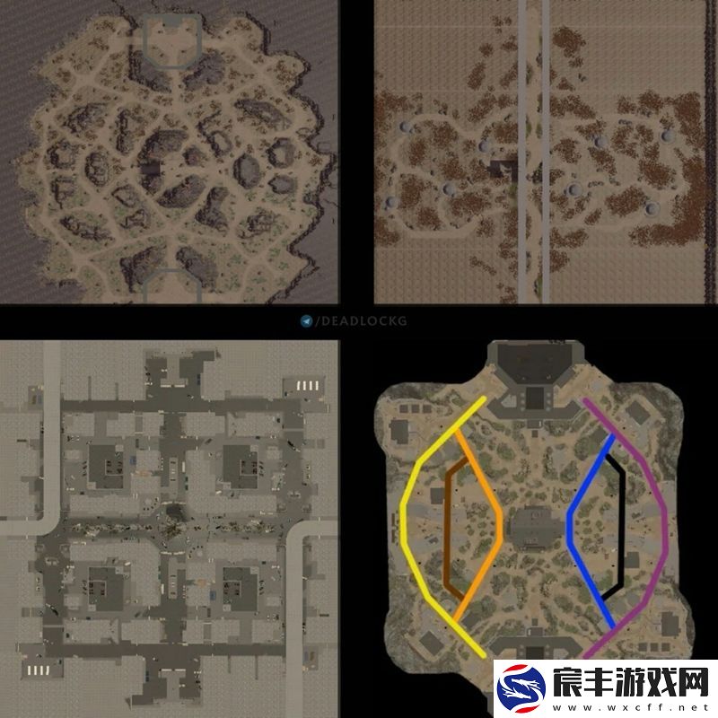 游戏原始的地图和草图