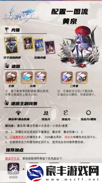 崩坏星穹铁道-黄泉遗器属性全解析