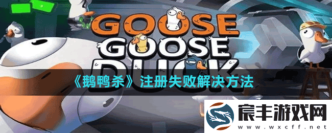 鹅鸭杀注册不了怎么办-goosegooseduck注册失败解决方法