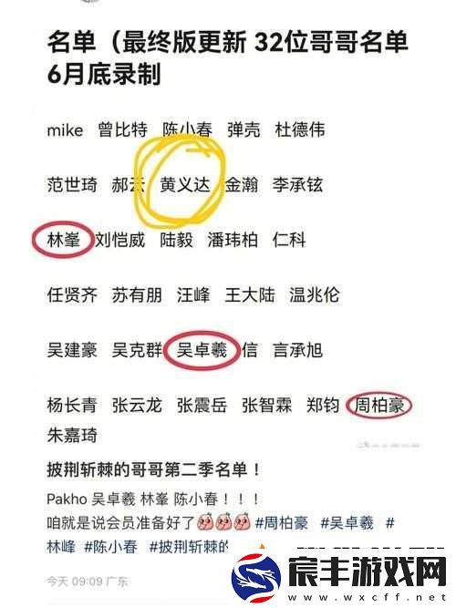 披荆斩棘的哥哥2二公淘汰名单揭晓-揭秘资源管理在综艺竞技中的策略智慧
