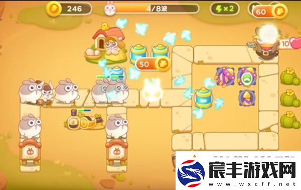 保卫萝卜4波仔很忙第十关无损通关技巧分享