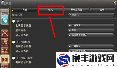 ff14怎么不显示其他人