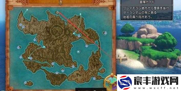 勇者斗恶龙11全面探索，始祖森林收集攻略与详细地图指引