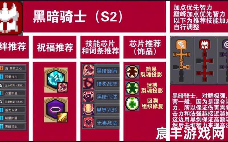 黑暗骑士技能黑暗骑士技能排列