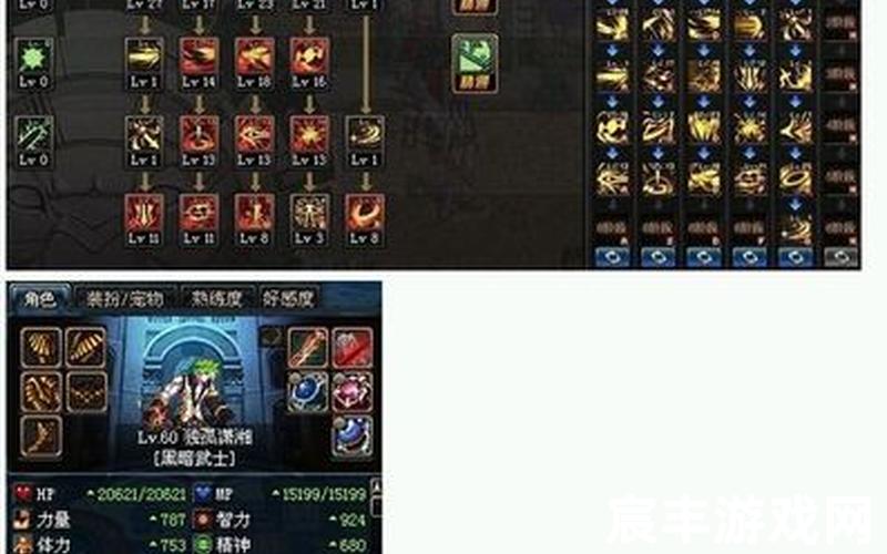 黑暗武士自觉加点(黑暗武士100级加点摆放)