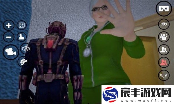 美女巨人踩城市